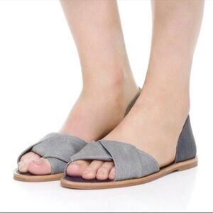 Vince Gray and Blue Sandals